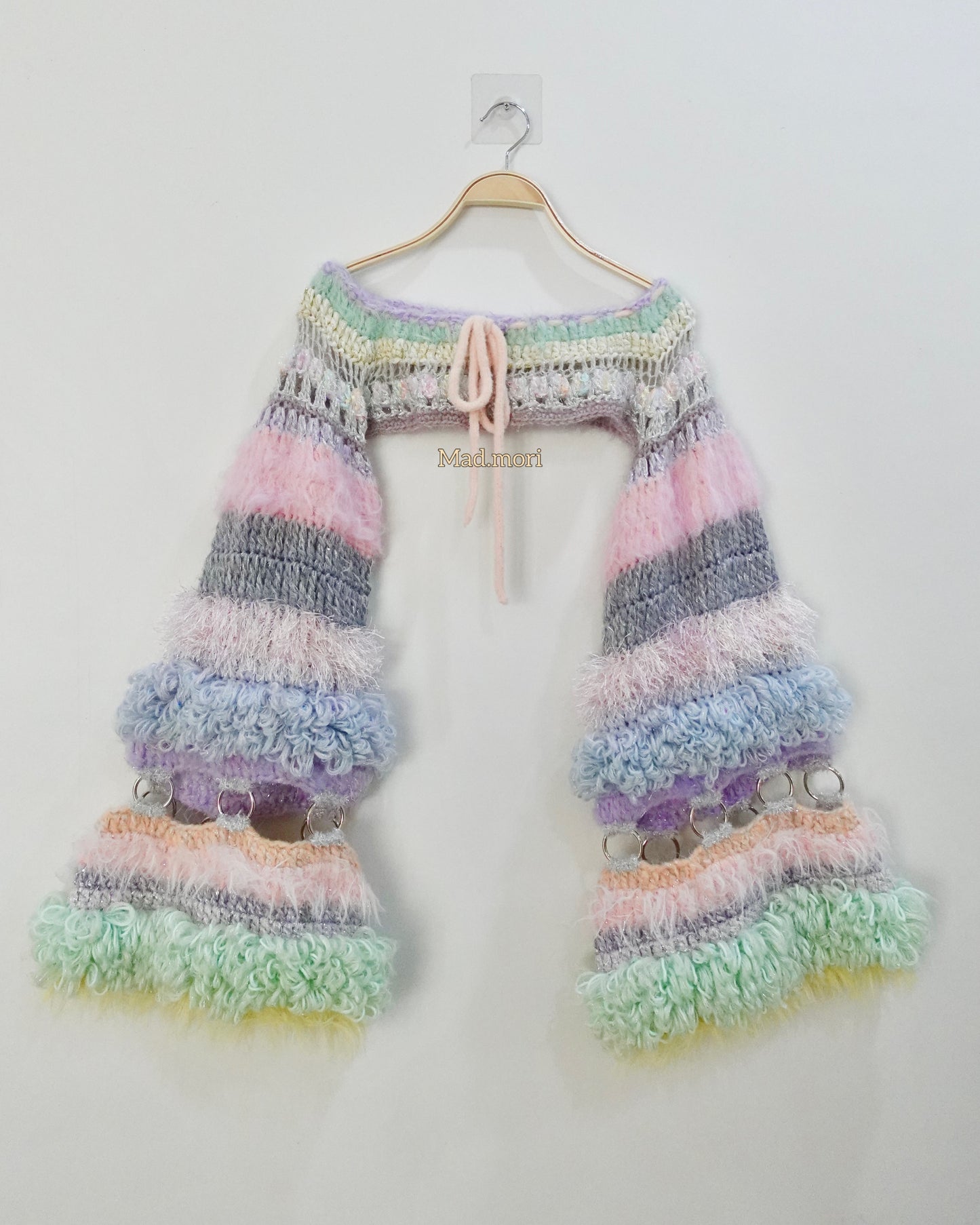Madmori Fluffy cupcakes shrug top 「Spring color」