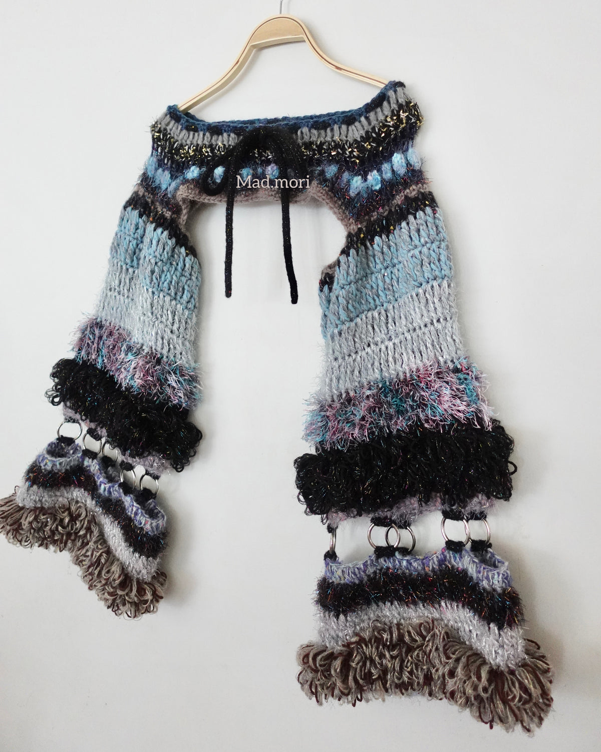 Madmori Fluffy cupcakes shrug top 「Midnight color」