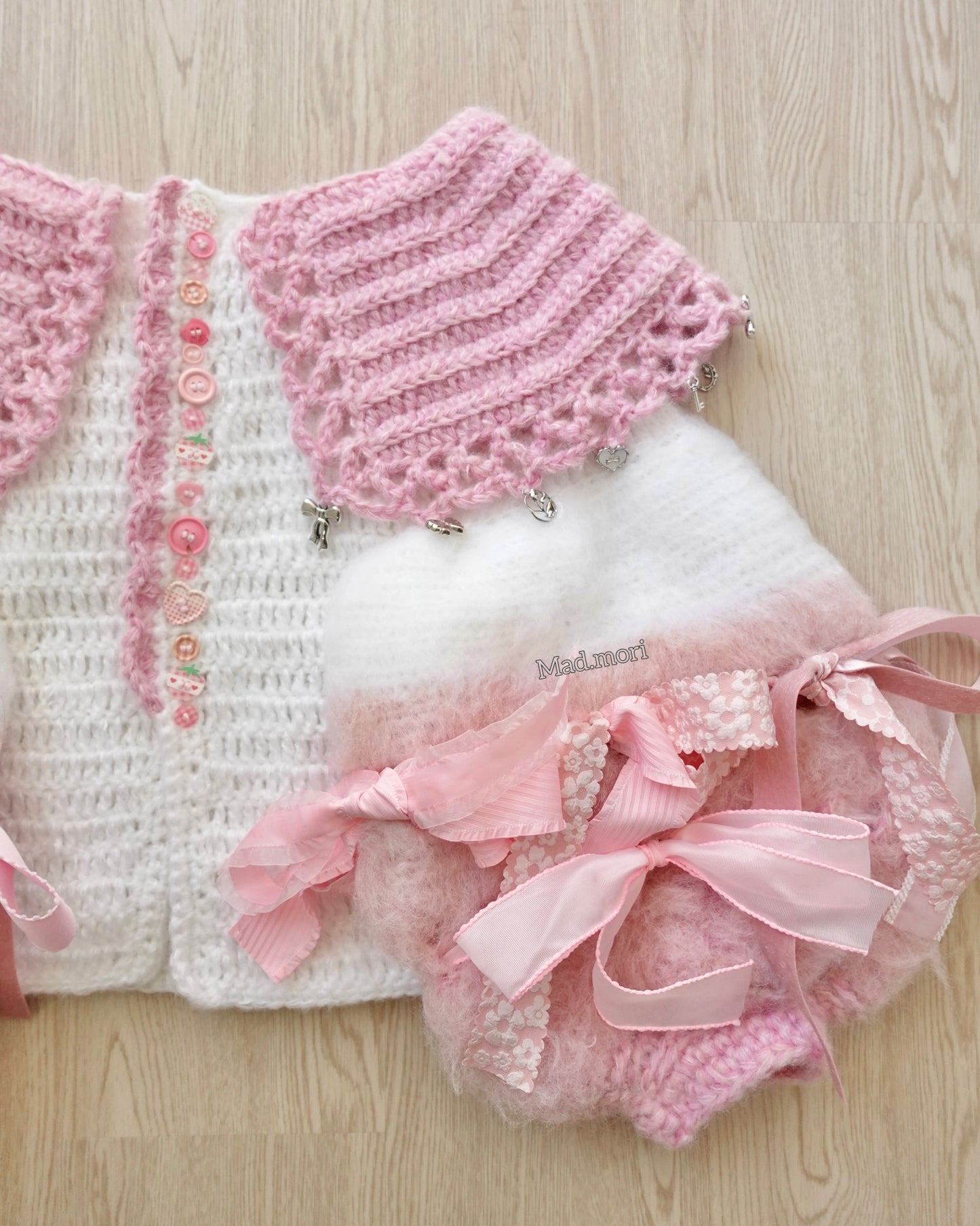 Lunar Peterpan Top「Strawberry Milk pink」໒꒰ྀི˶˃ᆺ˂˶ ꒱ྀིა🐰ྀི