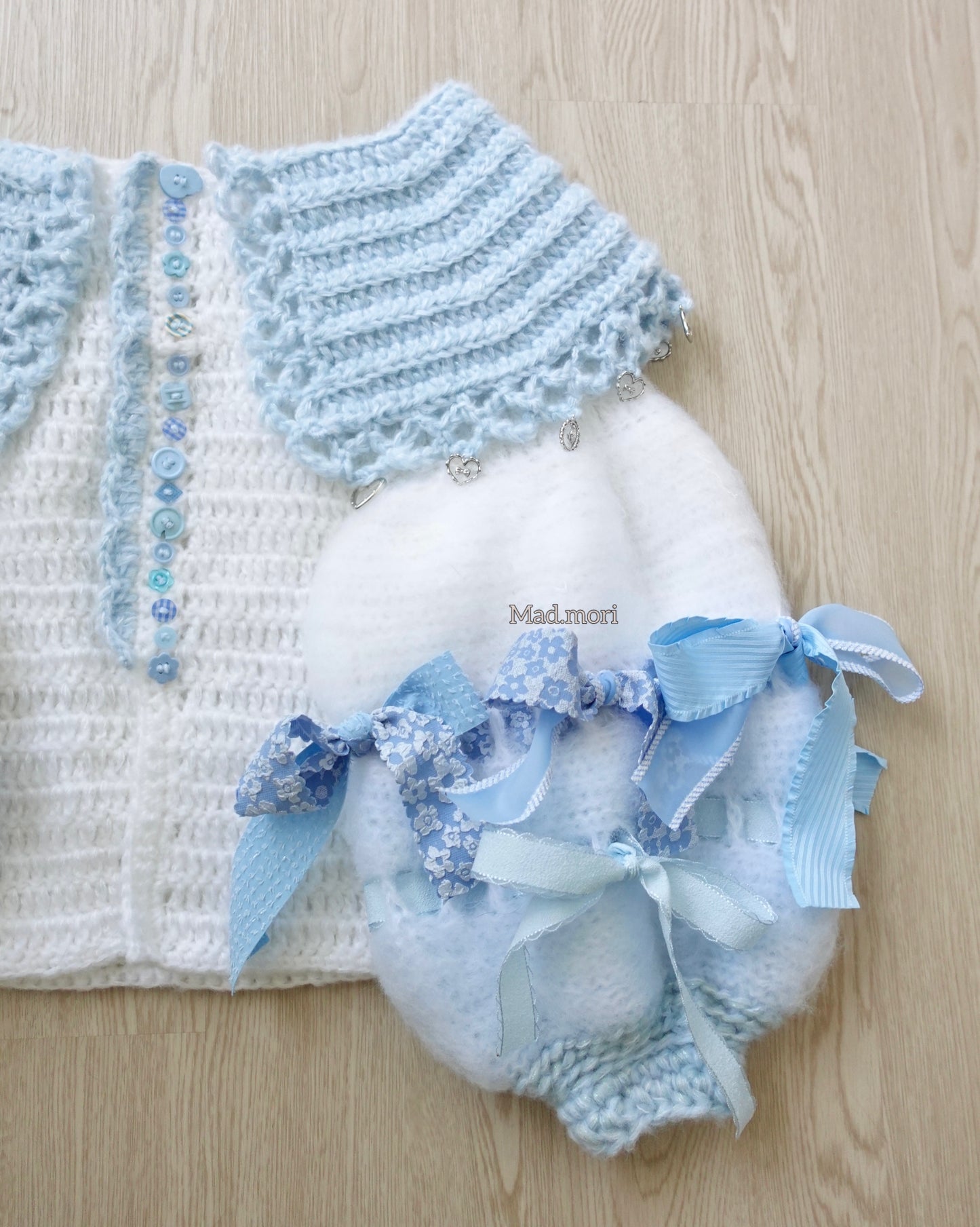 Lunar Peterpan Top「Baby Clound Blue」૮꒰ ˶• ༝ •˶꒱ა ♡🫧𓇼𓏲*ੈ✩‧₊˚🎐