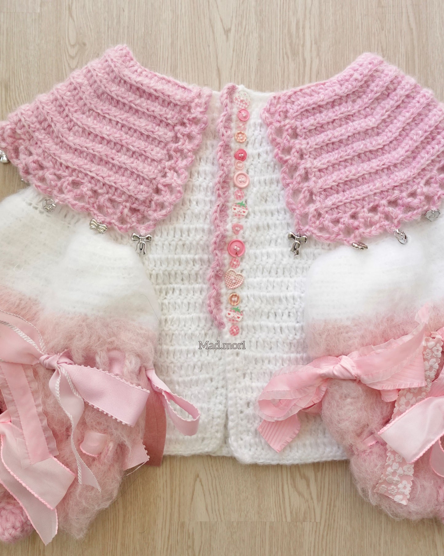 Lunar Peterpan Top「Strawberry Milk pink」໒꒰ྀི˶˃ᆺ˂˶ ꒱ྀིა🐰ྀི