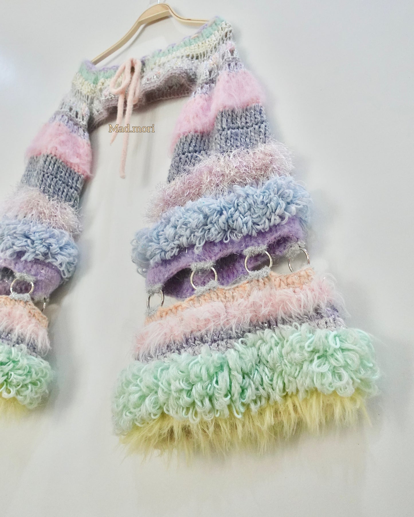 Madmori Fluffy cupcakes shrug top 「Spring color」