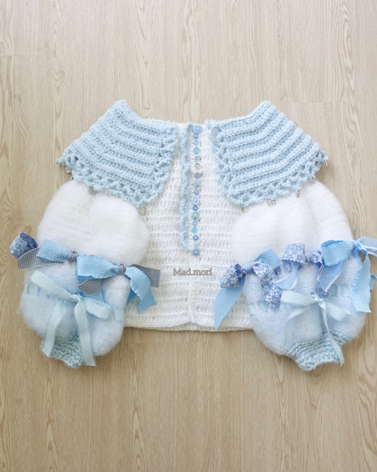 Lunar Peterpan Top「Baby Clound Blue」૮꒰ ˶• ༝ •˶꒱ა ♡🫧𓇼𓏲*ੈ✩‧₊˚🎐