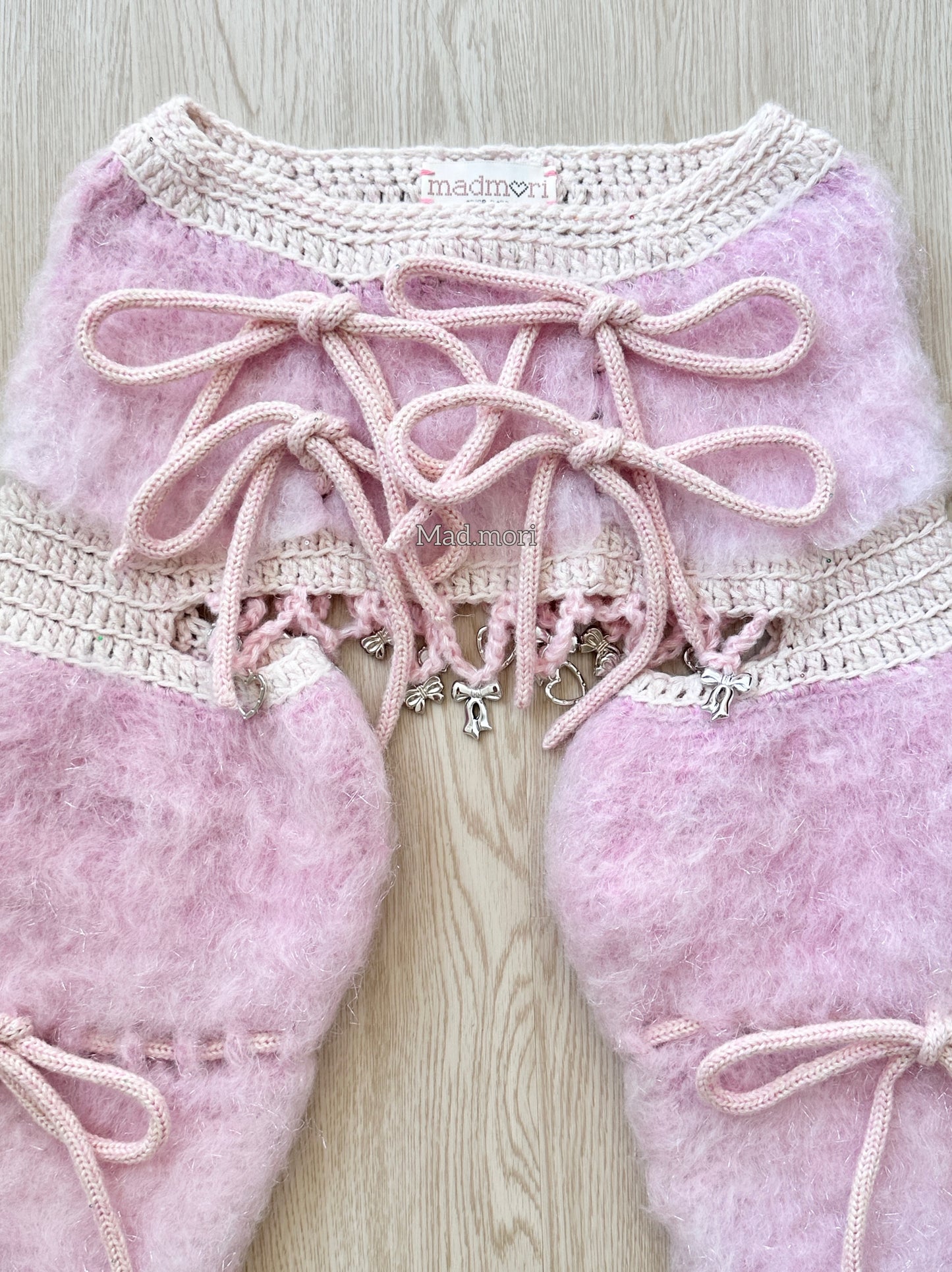 Madmori Ballet Ribbon Sleeves「Sakura color」