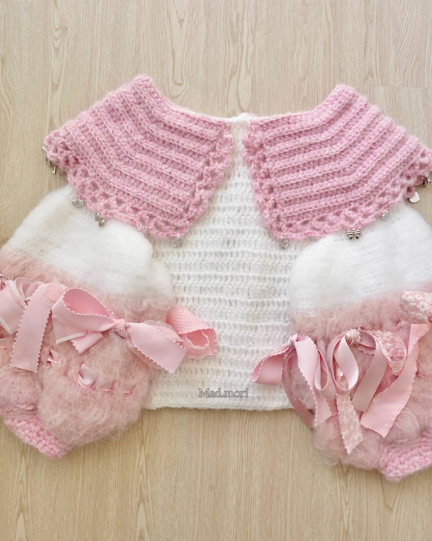 Lunar Peterpan Top「Strawberry Milk pink」໒꒰ྀི˶˃ᆺ˂˶ ꒱ྀིა🐰ྀི