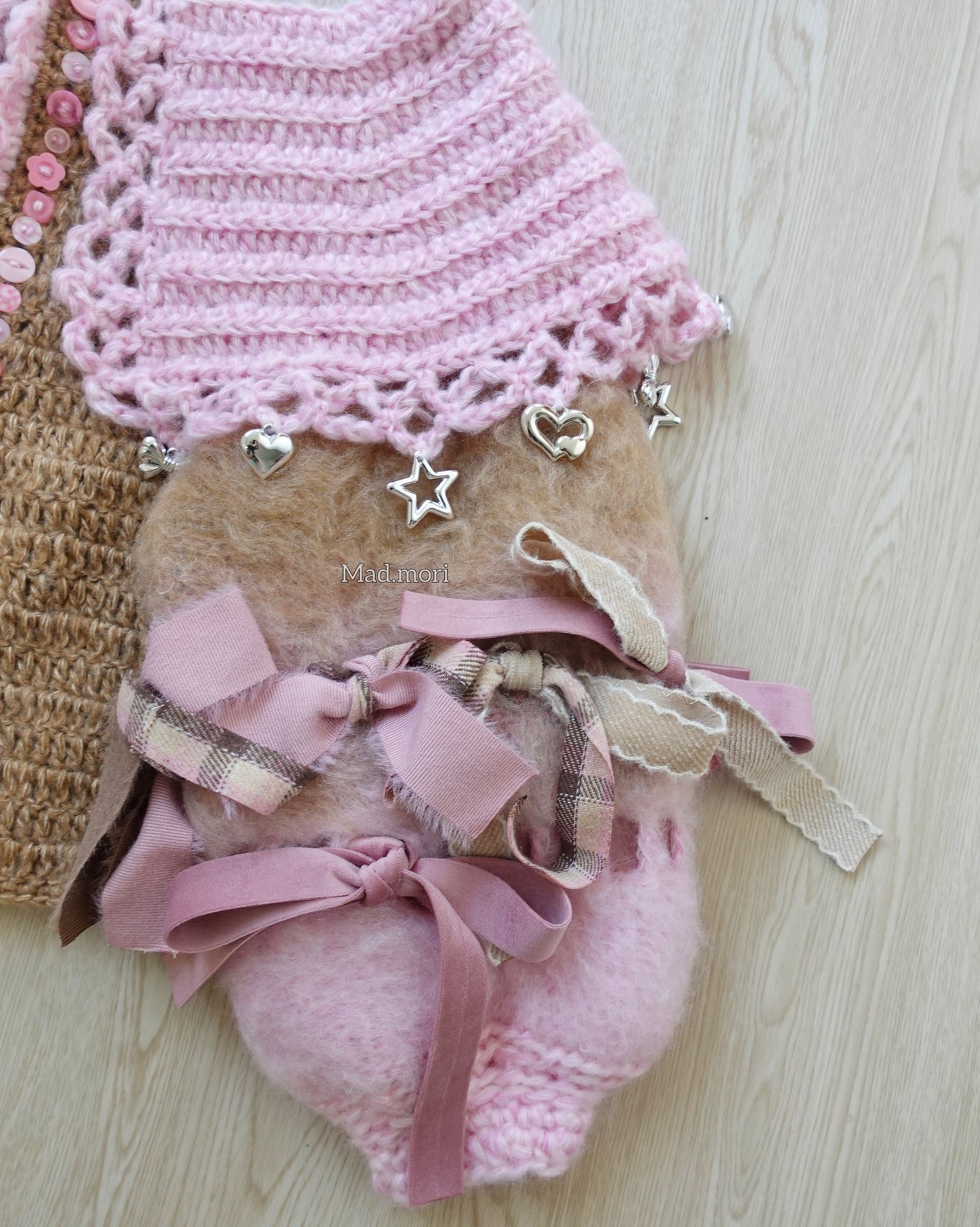 Lunar Peterpan Top「Aloha Pinky」🌸"⡞⠳⣄⣀⣠⠞✿⢷ ֹ۪💞