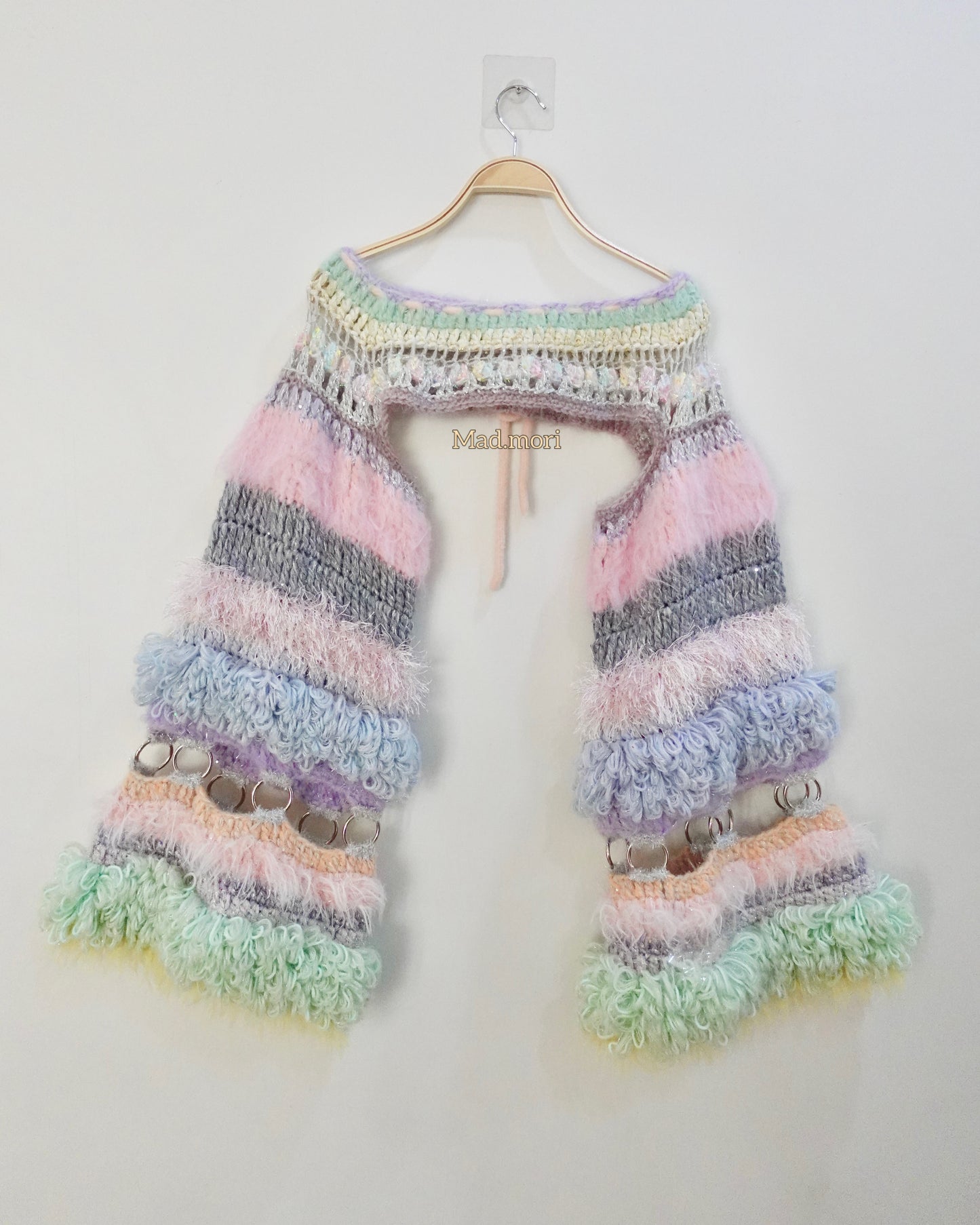 Madmori Fluffy cupcakes shrug top 「Spring color」