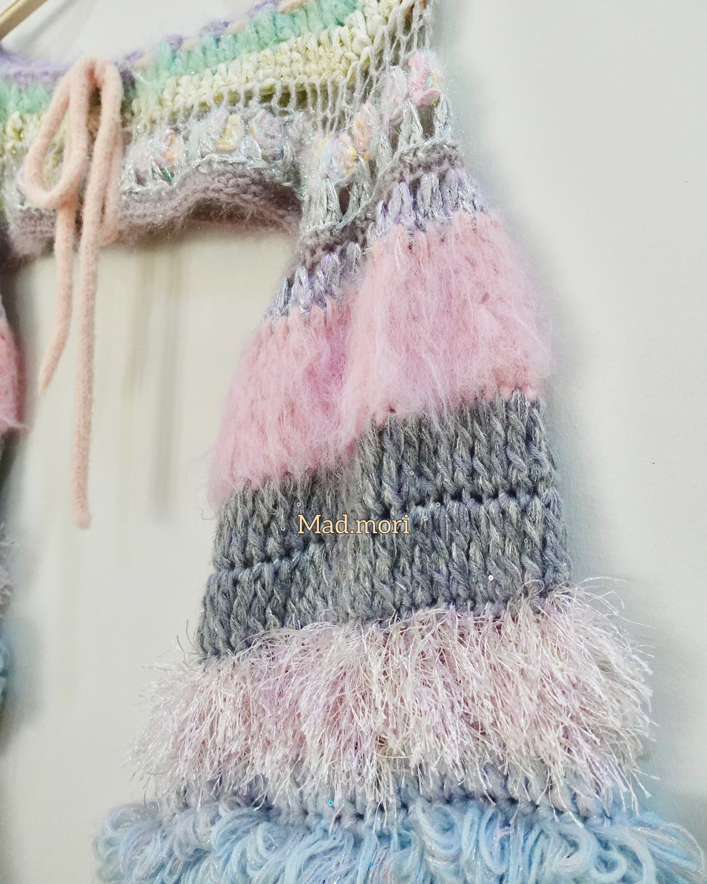 Madmori Fluffy cupcakes shrug top 「Spring color」
